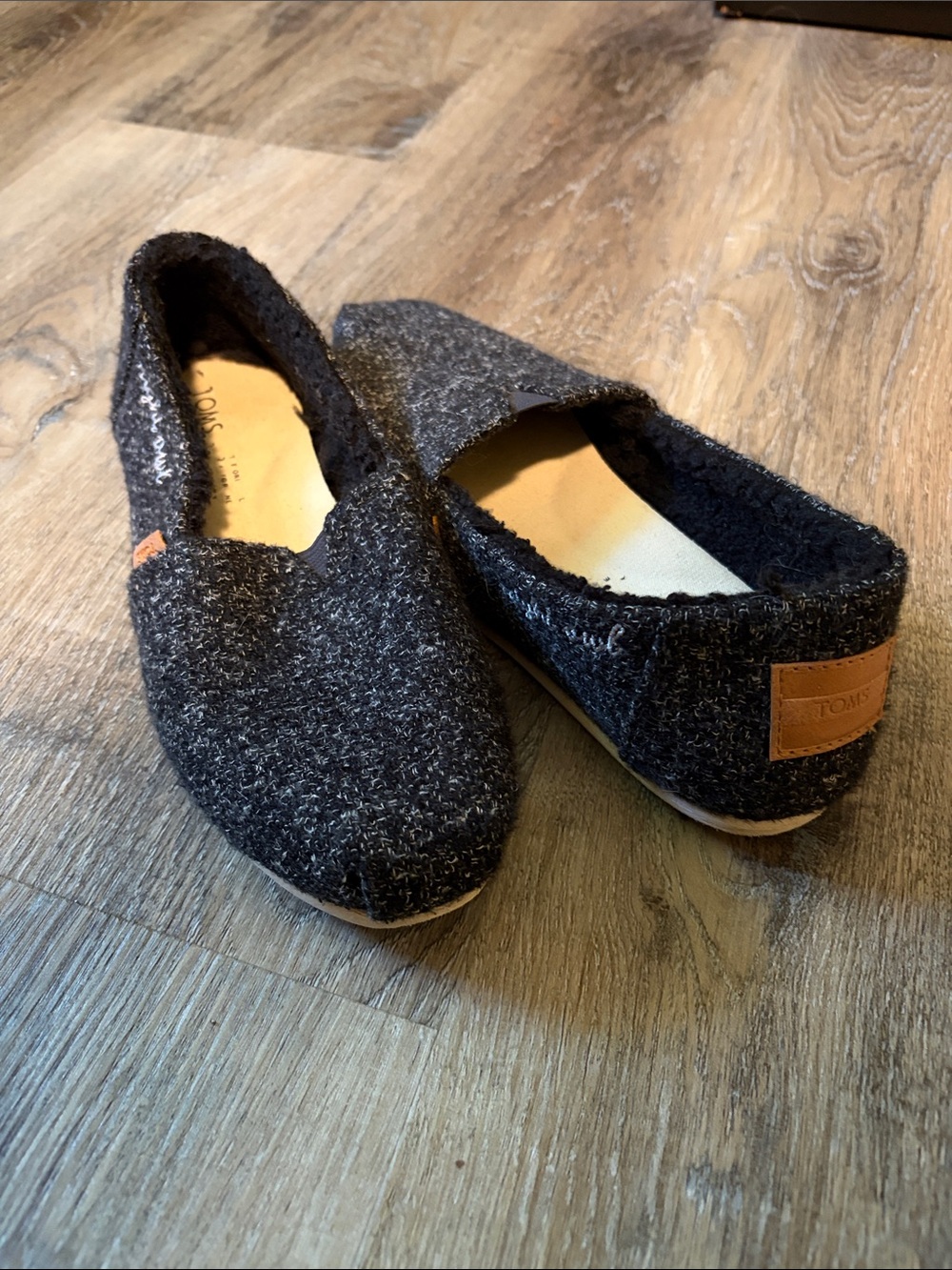 Toms  Dark Charcoal Slip-On Espadrilles